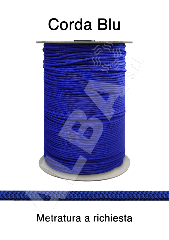 CORDA DA MM.04 PE FIL COL. 33 BLU