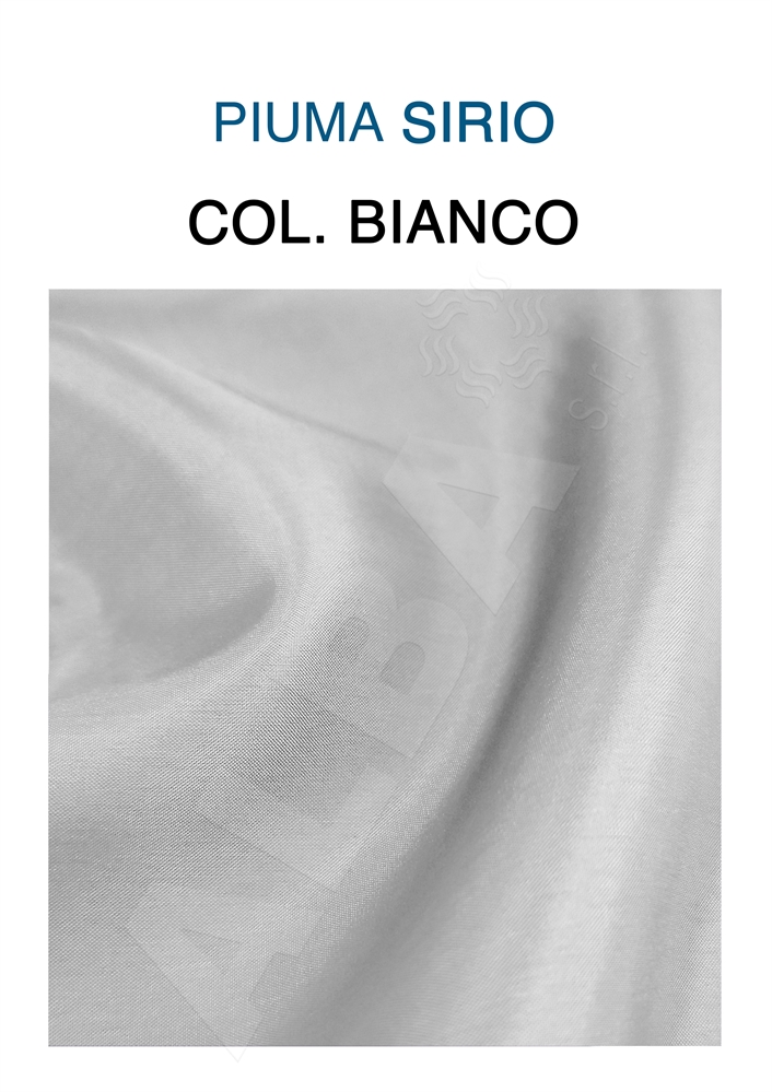 FODERA PIUMA SIRIO BIANCO Hcm140 ACETATO/CUPRO