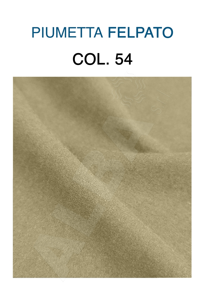 PIUMETTA/FELPATO COTONE 54 GARZATO 1 LATO HCM150