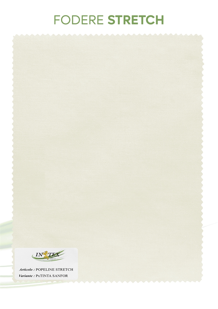 POPELINE STRETCH PXT SANFOR 97%COT-3%ELAS Hcm 145