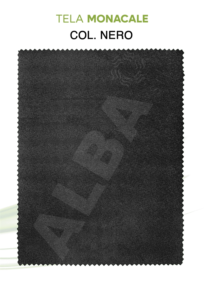 TELA MONACALE 100% POLIESTERE NERO Hcm 155/160