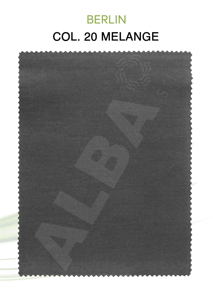 FODERA BERLIN 65%POL/35%COT 20 GRIGIO SCURO MELANGE Hcm 150