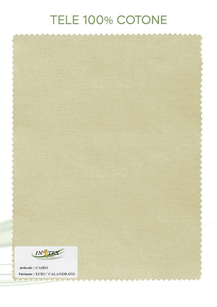 FODERA CAIRO 100% COTONE ECRU' Hcm150