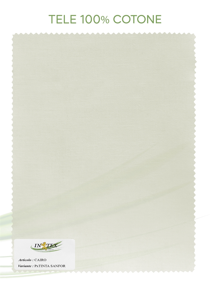 FODERA CAIRO 100% COTONE BIANCO PXT SANFOR Hcm150