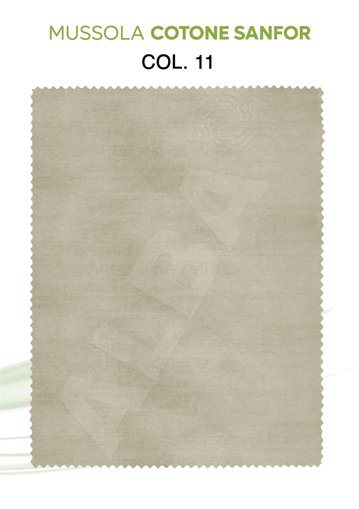 FODERA MUSSOLA 11 BEIGE SANFOR 100%COTONE Hcm 148/150