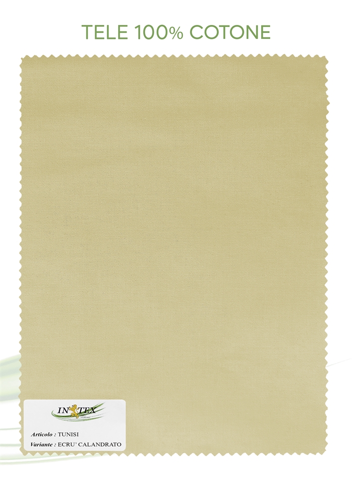 FODERA TUNISI 100% COTONE ECRU' Hcm150