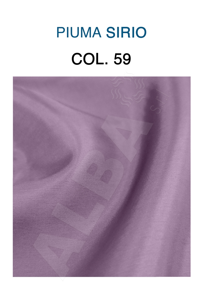 FODERA PIUMA SIRIO 059 Hcm140 ACETATO/CUPRO