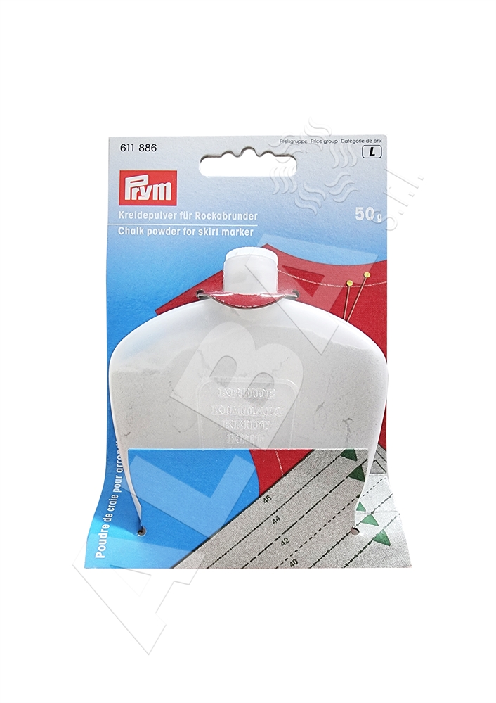 RICAMBIO POLVERE DI GESSO X SEGNAORLI BIANCO 50gr PRYM