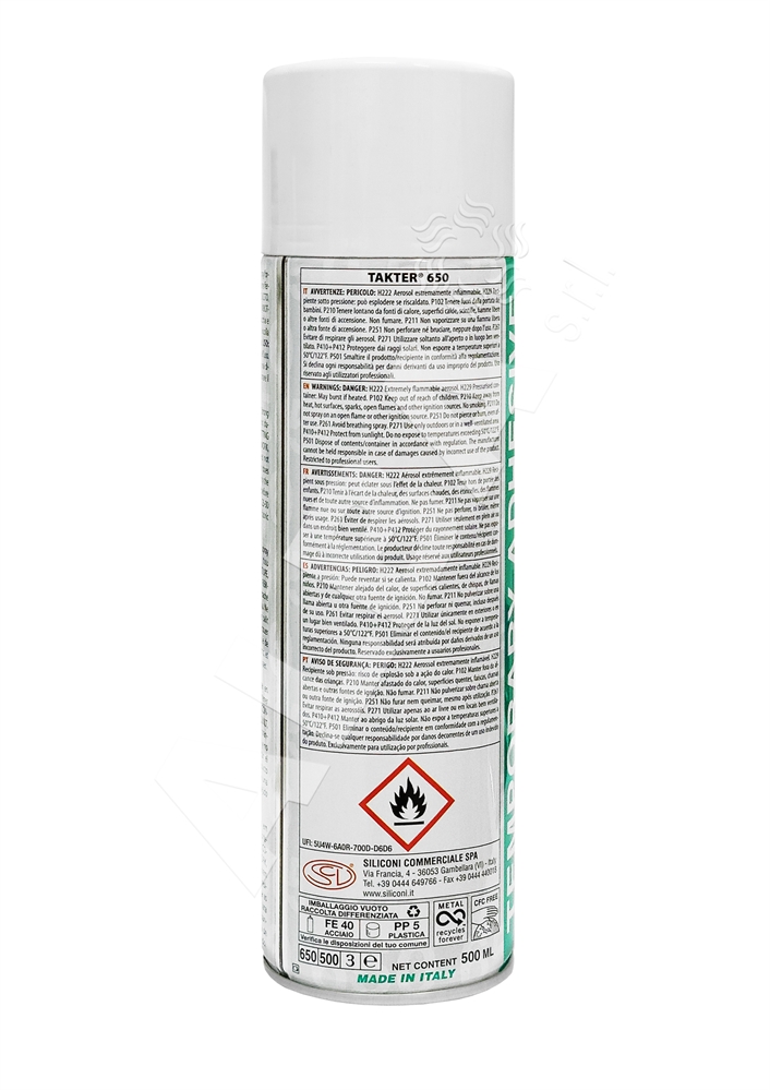 SPRAY ADESIVO TEMPORANEO TAKTER 650 STRONG FORTE 500ML COLLA