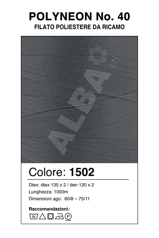 MADEIRA POLYNEON 40/1000 Col. 1502 GRIGIO