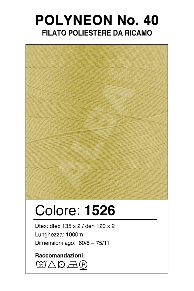 MADEIRA POLYNEON 40/1000 Col. 1526 GIALLO CHIARO
