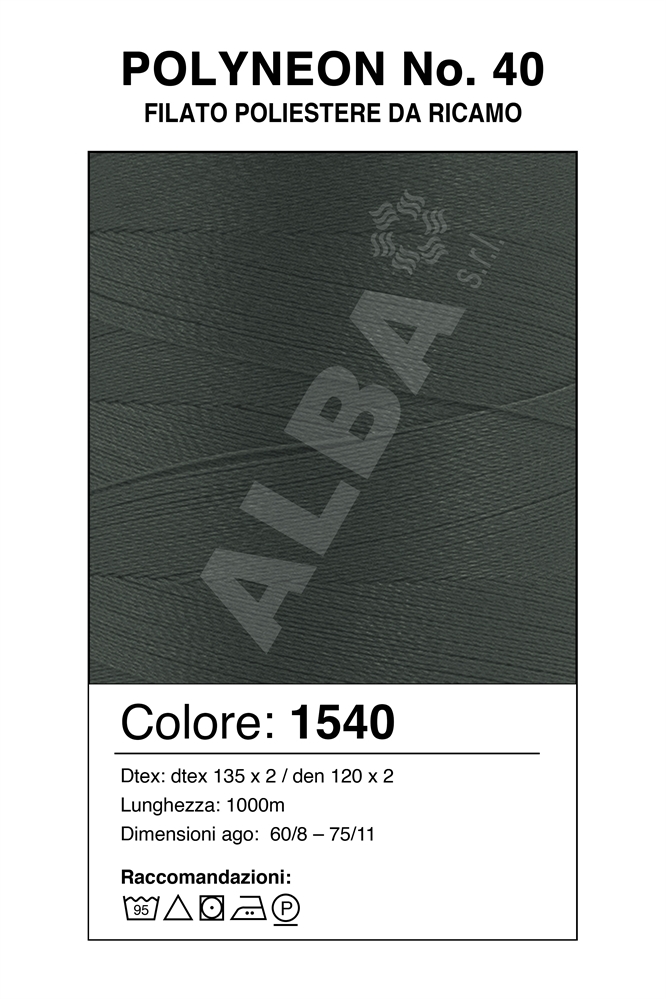 MADEIRA POLYNEON 40/1000 Col. 1540 GRIGIO SCURO