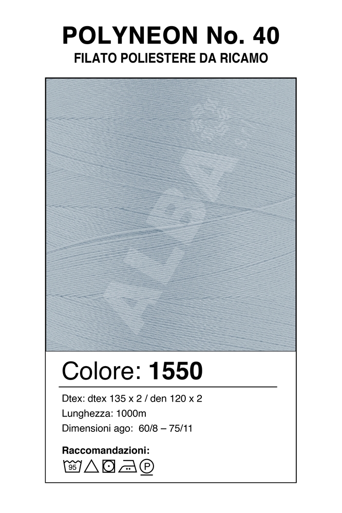 MADEIRA POLYNEON 40/1000 Col. 1550 AZZURRO CHIARO/CELESTE