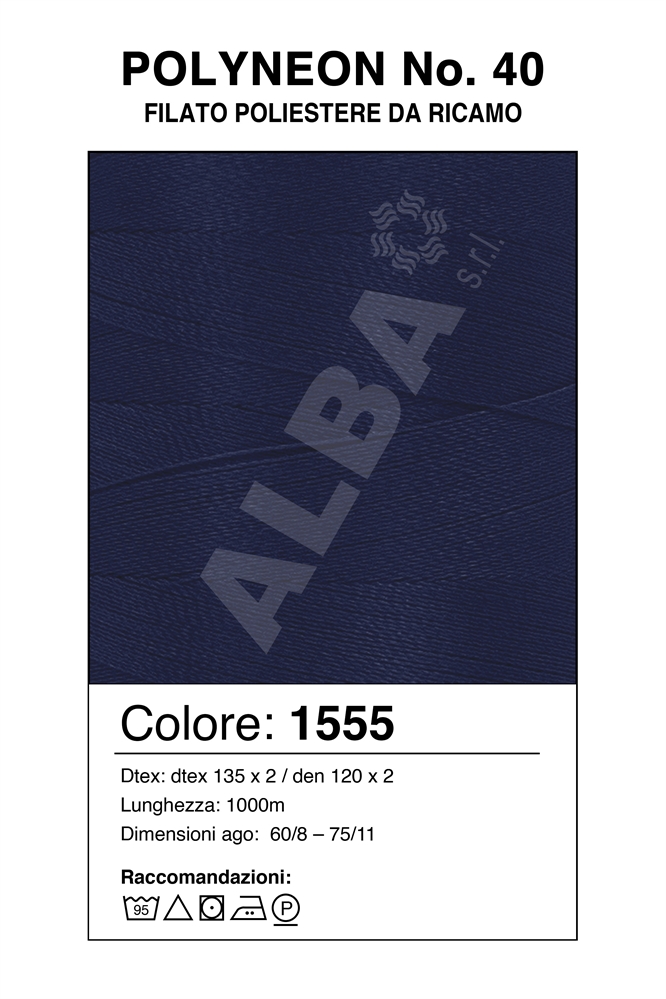 MADEIRA POLYNEON 40/1000 Col. 1555 BLUE SCURO