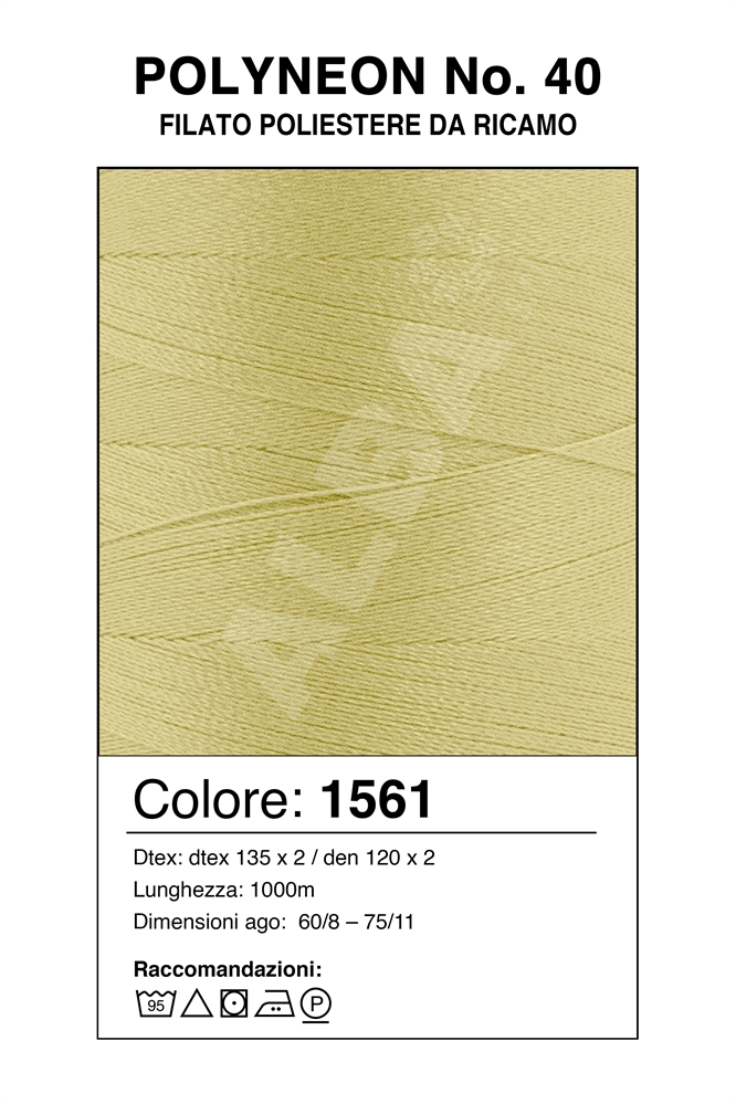 MADEIRA POLYNEON 40/1000 Col. 1561 GIALLO CHIARO