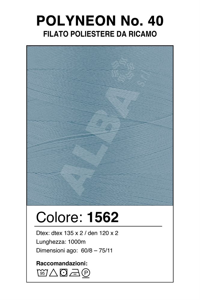 MADEIRA POLYNEON 40/1000 Col. 1562 AZZURRO CHIARO/CELESTE
