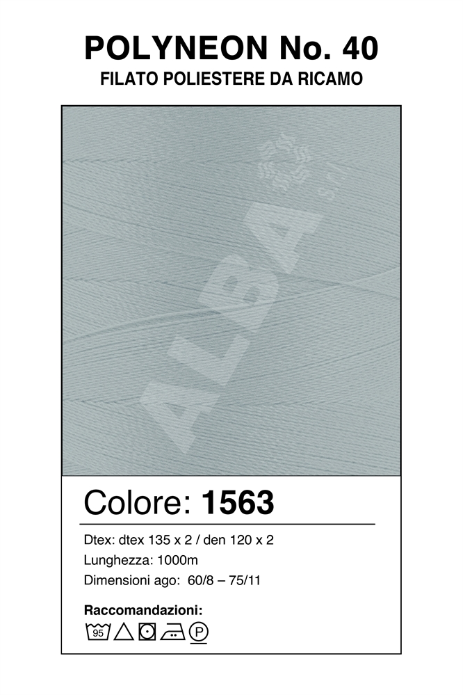 MADEIRA POLYNEON 40/1000 Col. 1563 AZZURRO CHIARO/CELESTE
