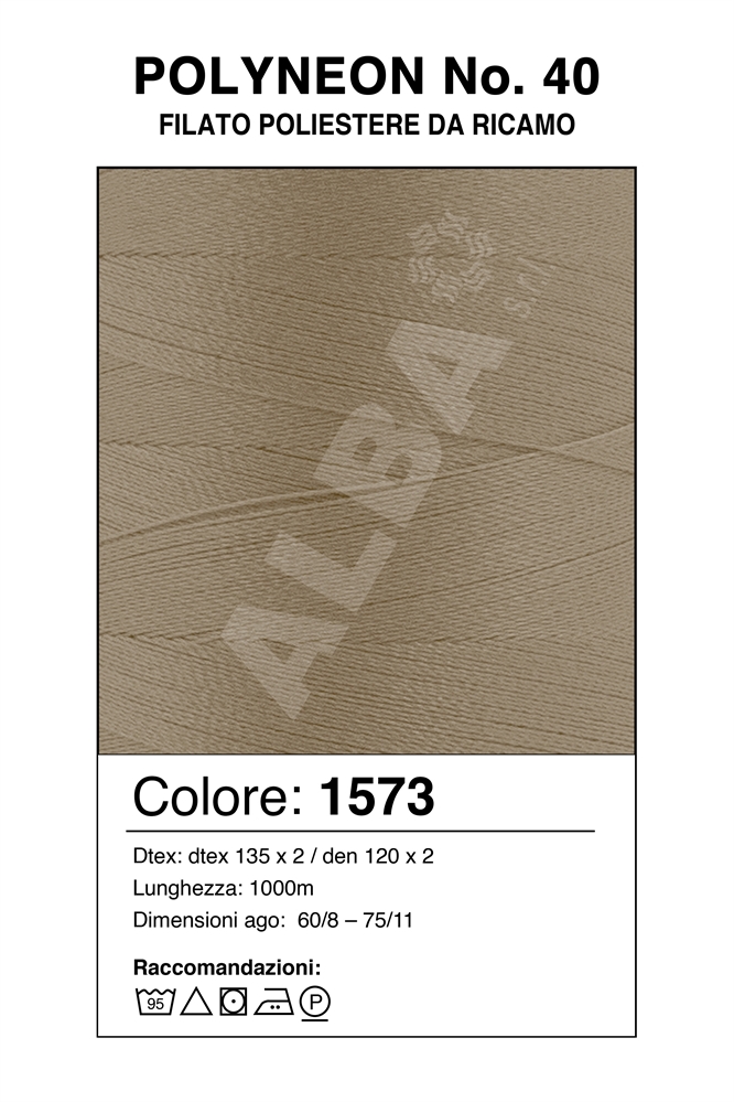 MADEIRA POLYNEON 40/1000 Col. 1573 MARRONE CHIARO