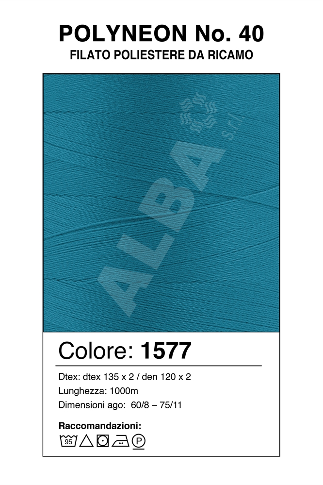 MADEIRA POLYNEON 40/1000 Col. 1577 AZZURRO/CELESTE