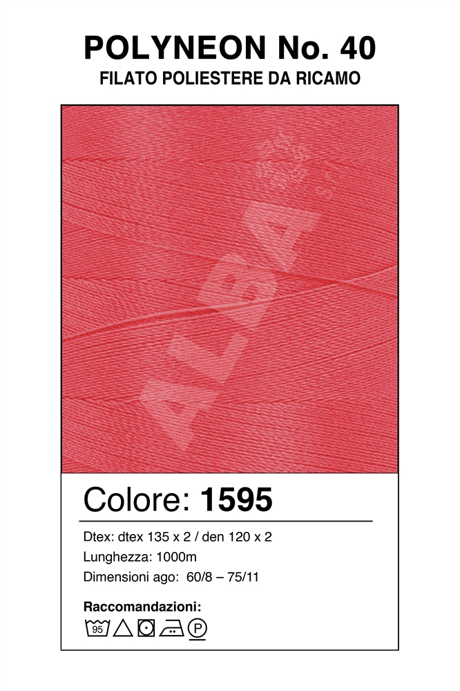 MADEIRA POLYNEON 40/1000 Col. 1595 FLUORESCENTE (ROSA)