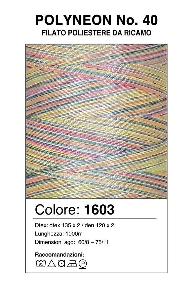 MADEIRA POLYNEON 40/1000 Col. 1603 ASTRO MULTICOLOR