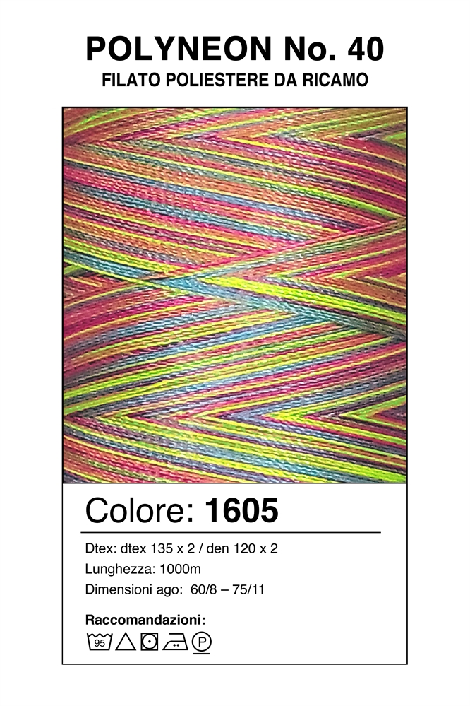 MADEIRA POLYNEON 40/1000 Col. 1605 ASTRO MULTICOLOR