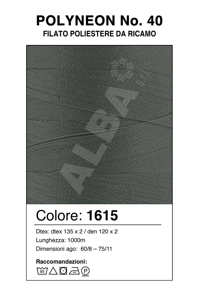 MADEIRA POLYNEON 40/1000 Col. 1615 GRIGIO