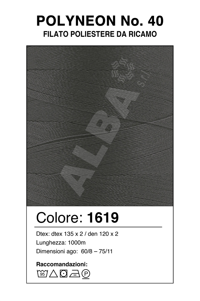 MADEIRA POLYNEON 40/1000 Col. 1619 GRIGIO