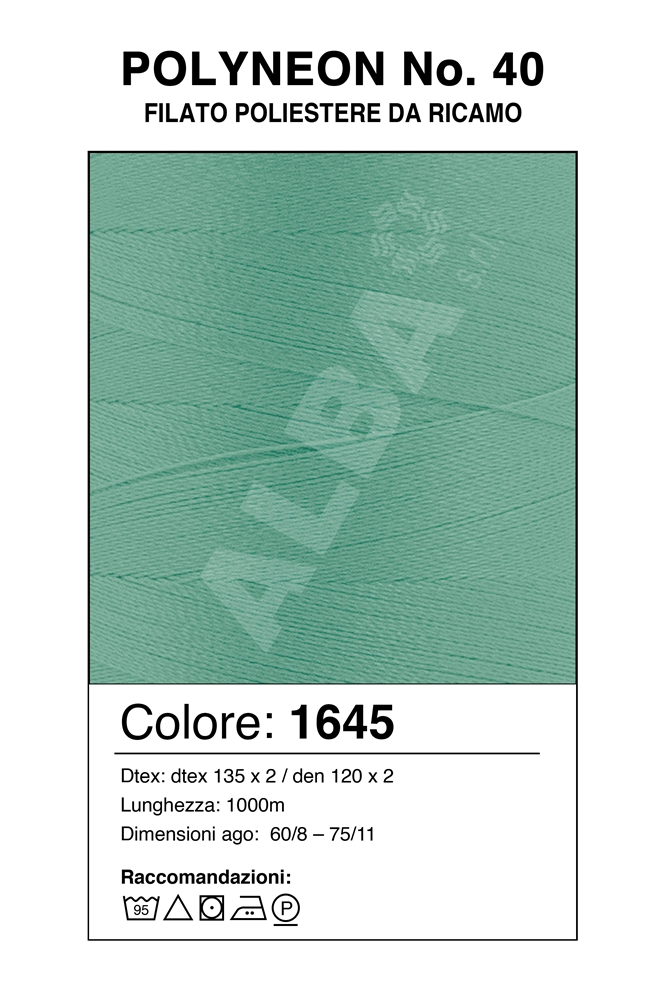 MADEIRA POLYNEON 40/1000 Col. 1645 VERDE ACQUA