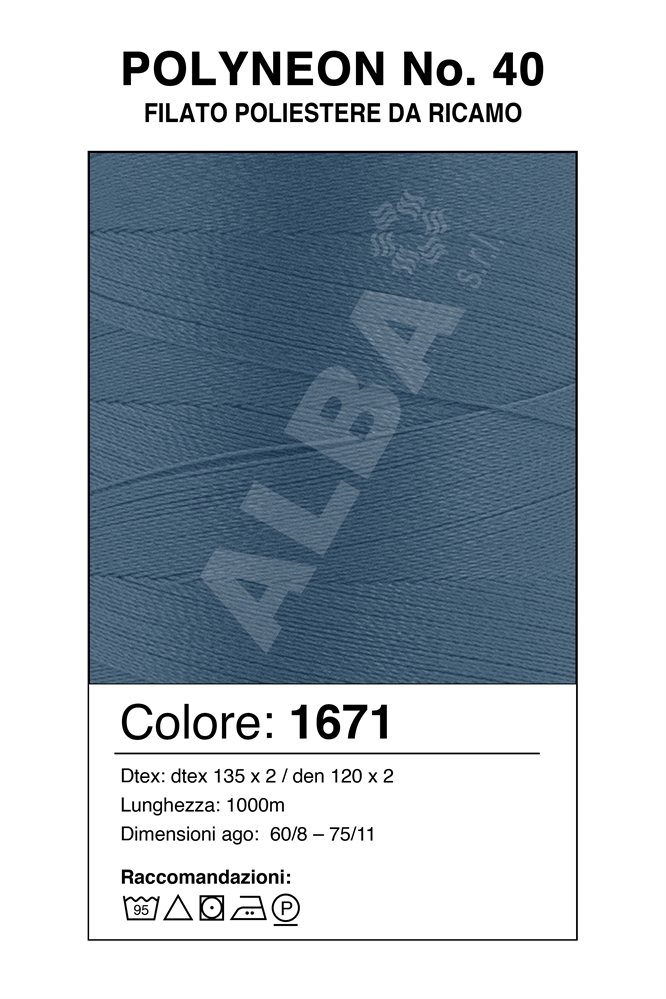 MADEIRA POLYNEON 40/1000 Col. 1671 BLUE