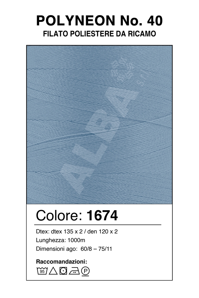 MADEIRA POLYNEON 40/1000 Col. 1674 AZZURRO/CELESTE