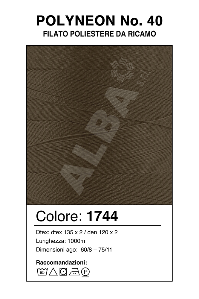 MADEIRA POLYNEON 40/1000 Col. 1744 MARRONE