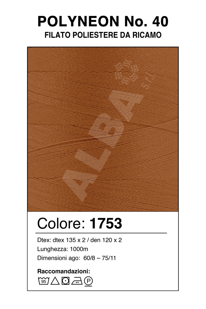 MADEIRA POLYNEON 40/1000 Col. 1753 ARANCIONE/RUGGINE