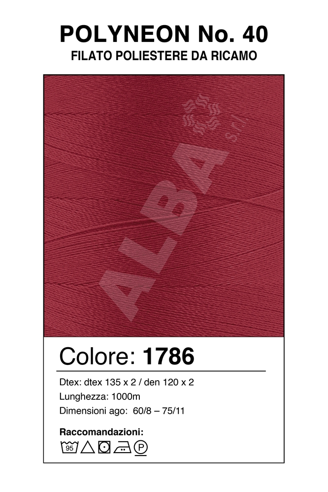 MADEIRA POLYNEON 40/1000 Col. 1786 ROSSO