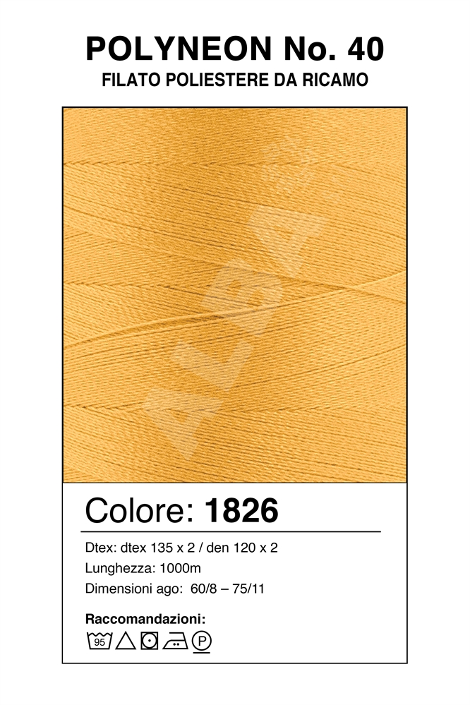 MADEIRA POLYNEON 40/1000 Col. 1826 ARANCIONE CHIARO