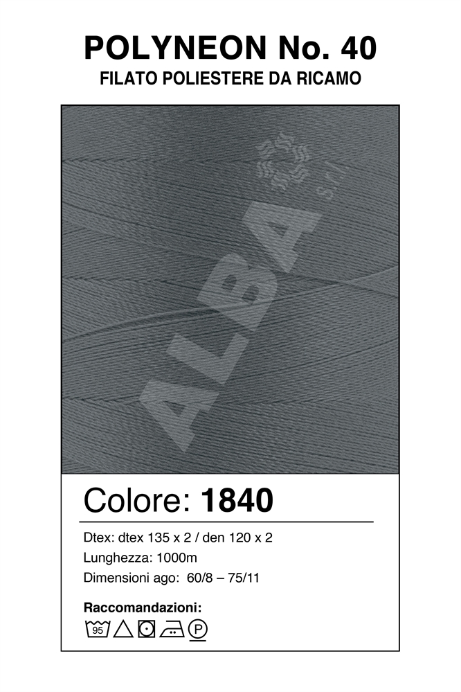 MADEIRA POLYNEON 40/1000 Col. 1840 GRIGIO