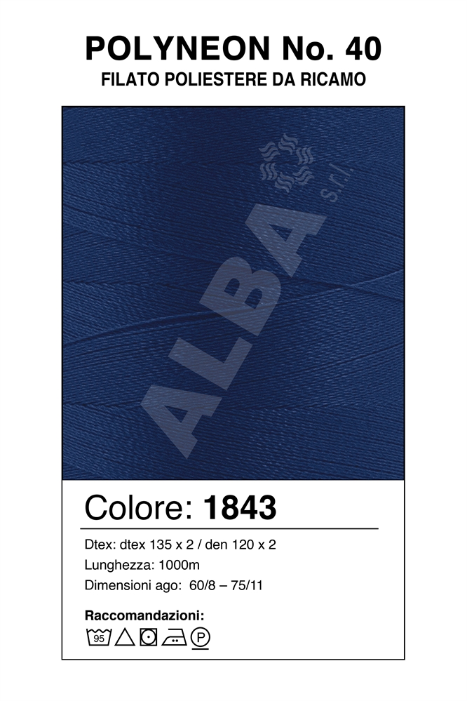 MADEIRA POLYNEON 40/1000 Col. 1843 BLUE