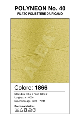 MADEIRA POLYNEON 40/1000 Col. 1866 GIALLO CHIARO