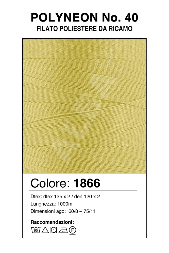MADEIRA POLYNEON 40/1000 Col. 1866 GIALLO CHIARO