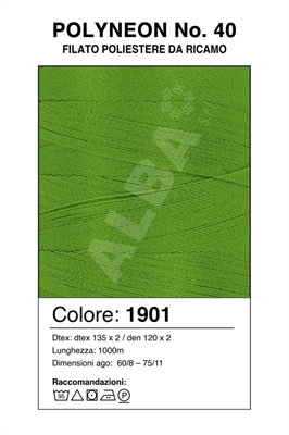 MADEIRA POLYNEON 40/1000 Col. 1901 FLUORESCENT