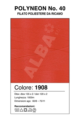 MADEIRA POLYNEON 40/1000 Col. 1908 FLUORESCENT