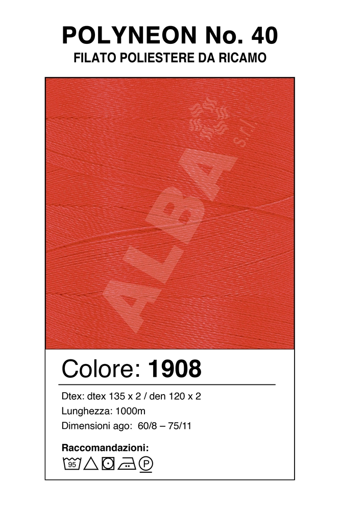 MADEIRA POLYNEON 40/1000 Col. 1908 FLUORESCENT