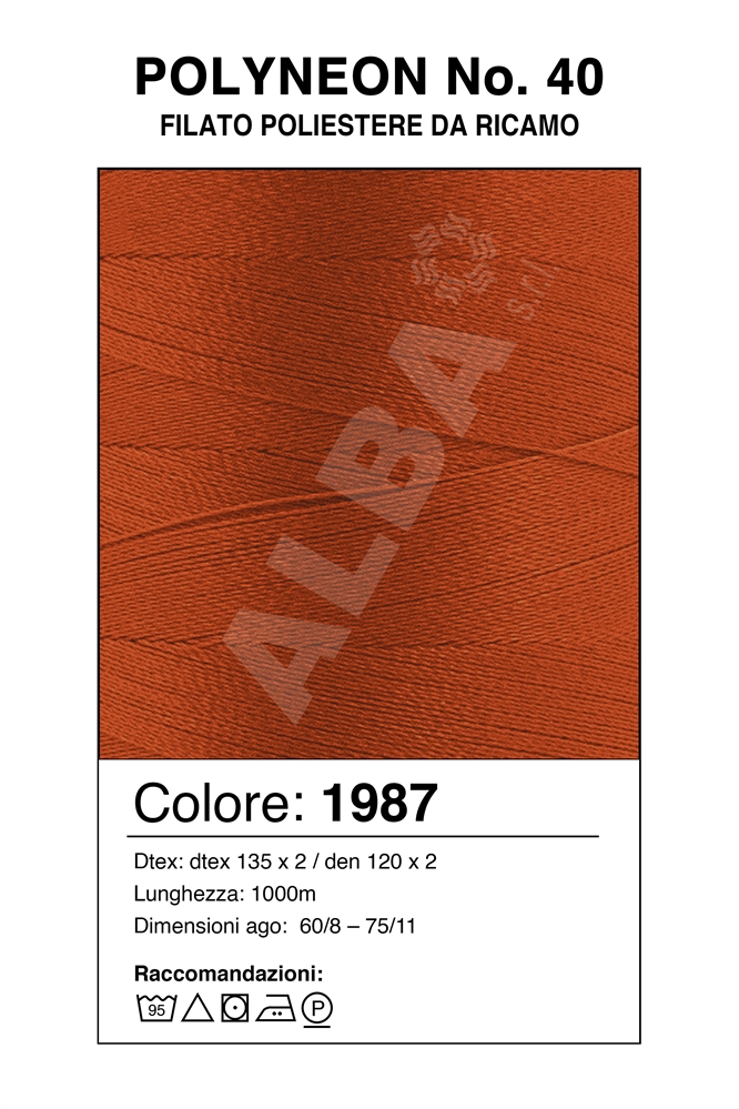 MADEIRA POLYNEON 40/1000 Col. 1987 ARANCIONE