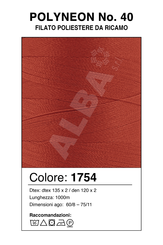 MADEIRA POLYNEON 40/1000 Col. 1754 ROSSO