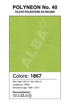 MADEIRA POLYNEON 40/1000 Col. 1867 FLUORESCENT