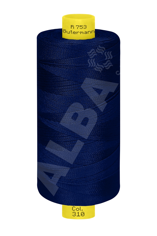 FILATO GUTERMANN R753 400MT 100% SETA COL.0310 BLU SCURO
