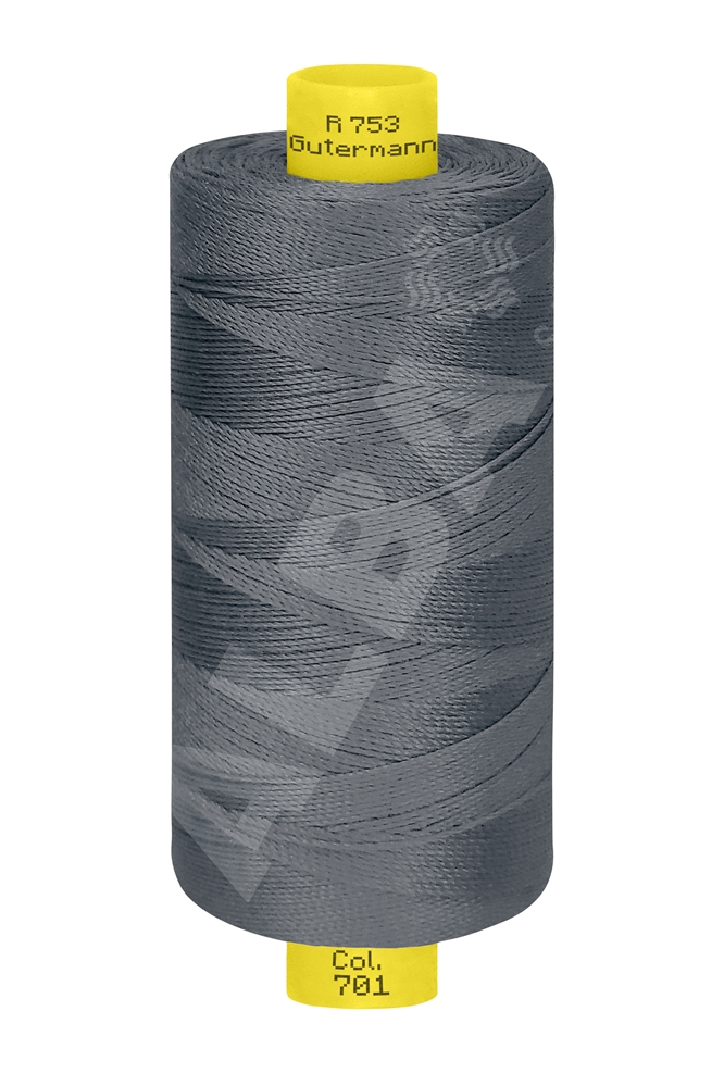 FILATO GUTERMANN R753 100% SETA 400MT COL.0701 GRIGIO