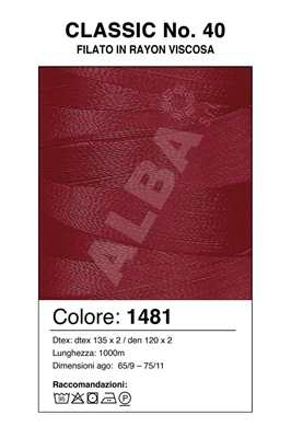 MADEIRA CLASSIC 40/1000 Col. 1481