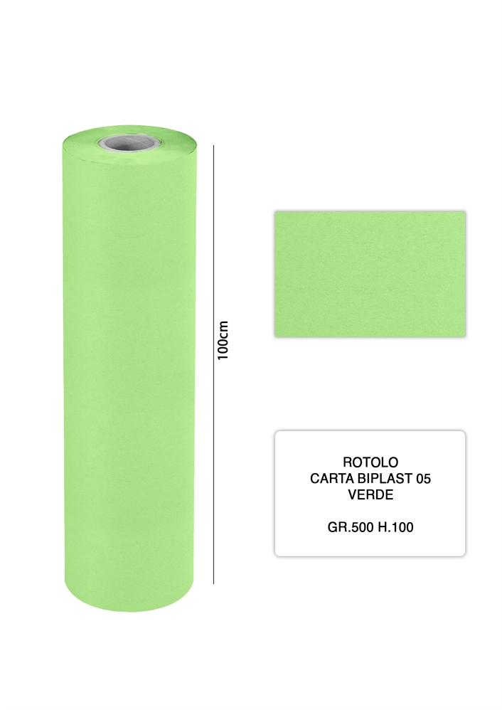 BIPLAST 05 VERDE H.100CM CARTA PER MODELLI GR.500
