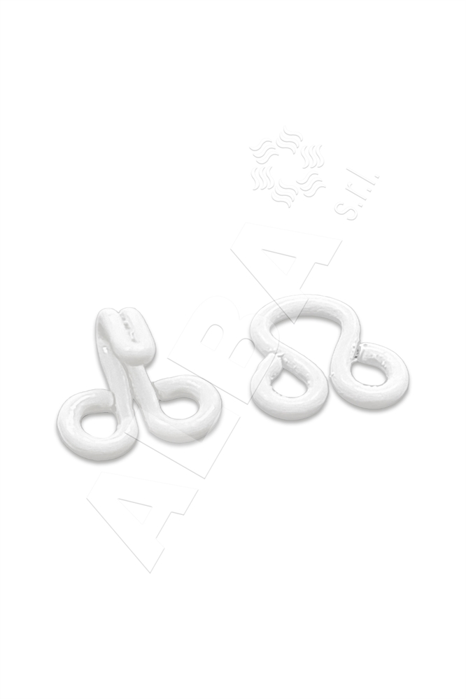 GANCI UNCINELLI OTTONE N. 10 BIANCO